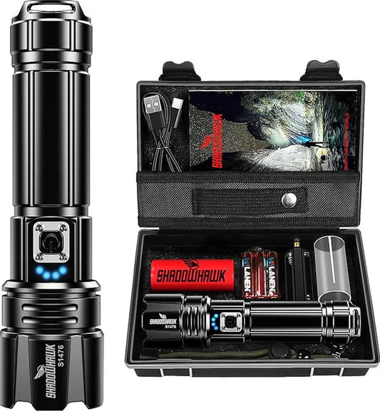 Kit Linterna Táctica Laser - LumenMax™