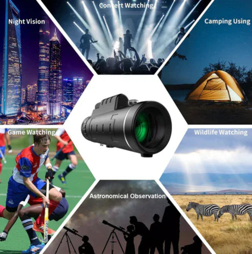 Telescopio Portátil con Visión Nocturna - NightScope™